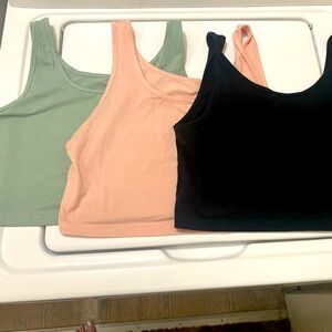 SHEIN 3 Pack Crop Top Bundle